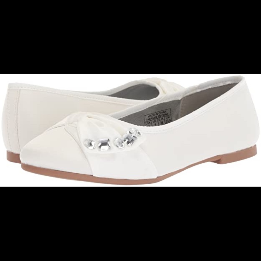 Nine west ballet flats white